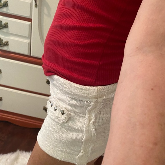 Zara frayed shorty shorts Med - Picture 7 of 10